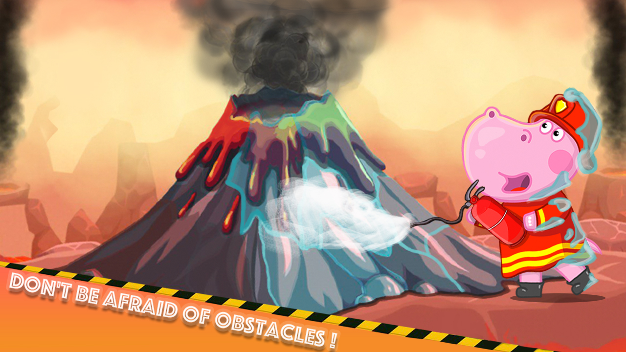 اسکرین شات 6 بازی Fireman Hippo: City Hero