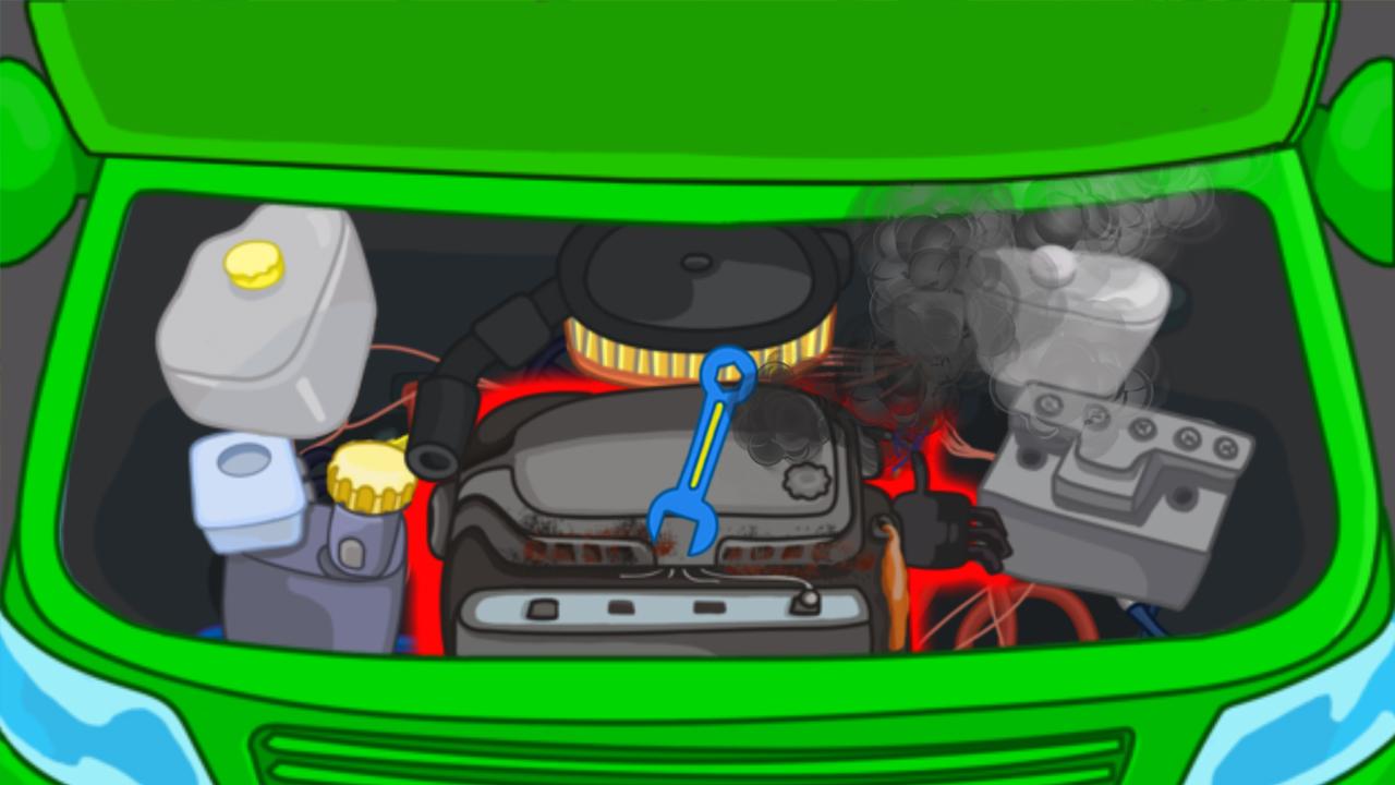 اسکرین شات 2 بازی Puppy Adventures: Car Service