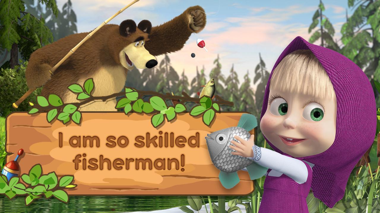 اسکرین شات بازی Masha and the Bear: Fishing 5