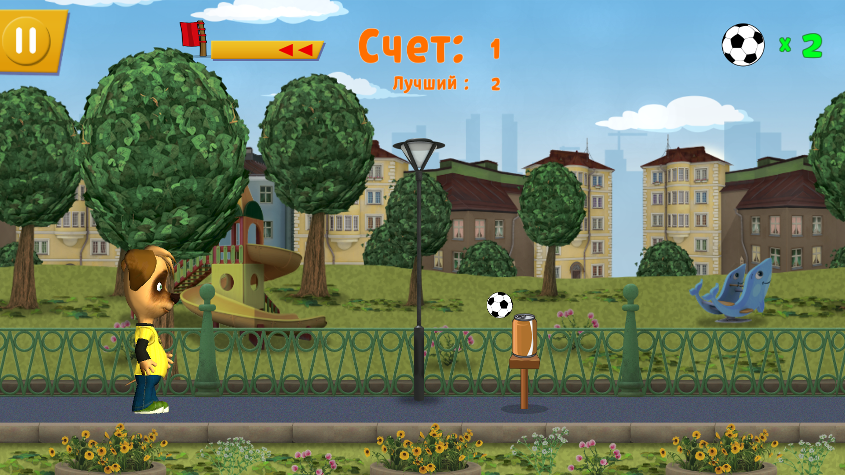 اسکرین شات 2 بازی Pooches: Street Soccer