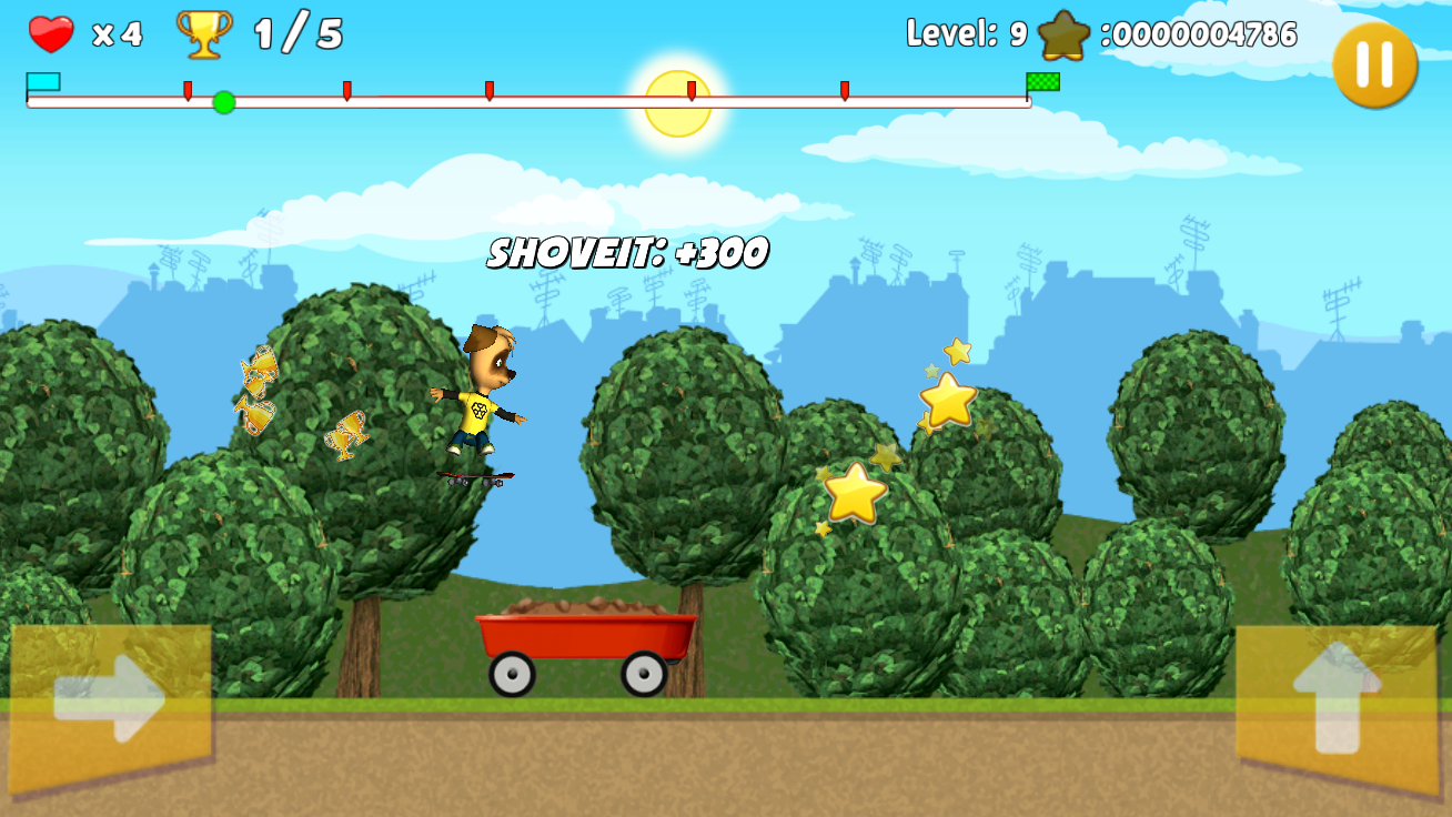اسکرین شات 5 بازی Pooches: Skateboard