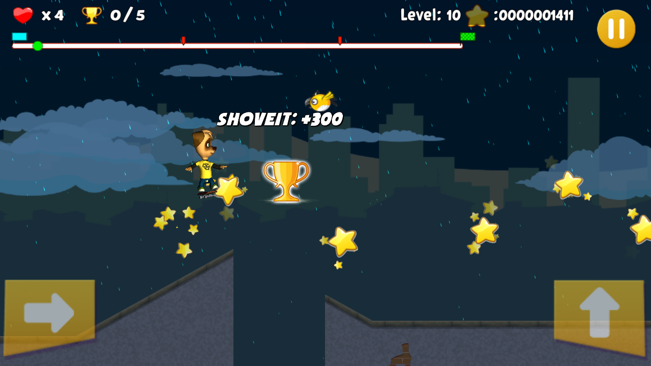 اسکرین شات 3 بازی Pooches: Skateboard