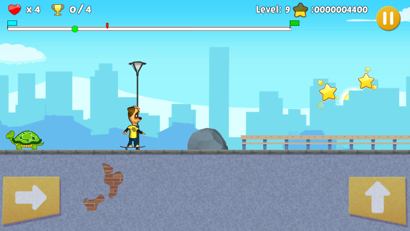 اسکرین شات 4 بازی Pooches: Skateboard
