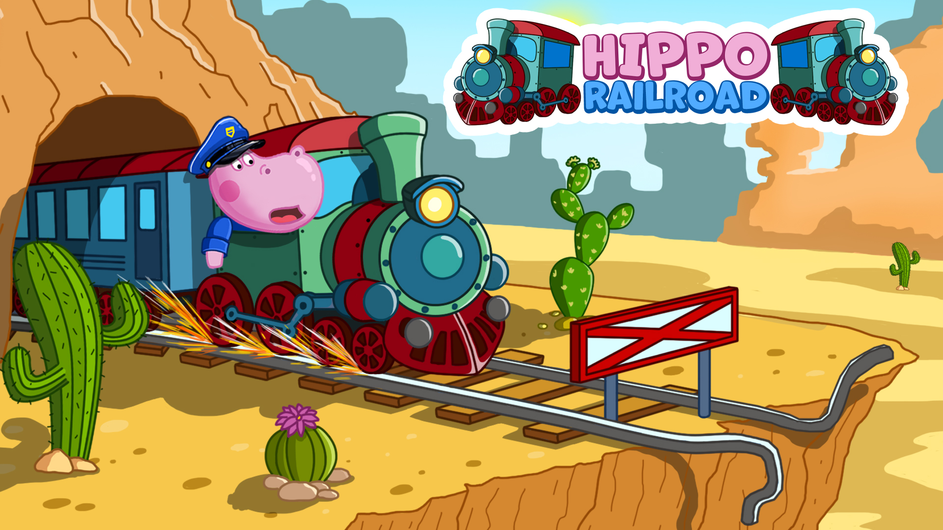 اسکرین شات 4 بازی Hippo: Railway Station