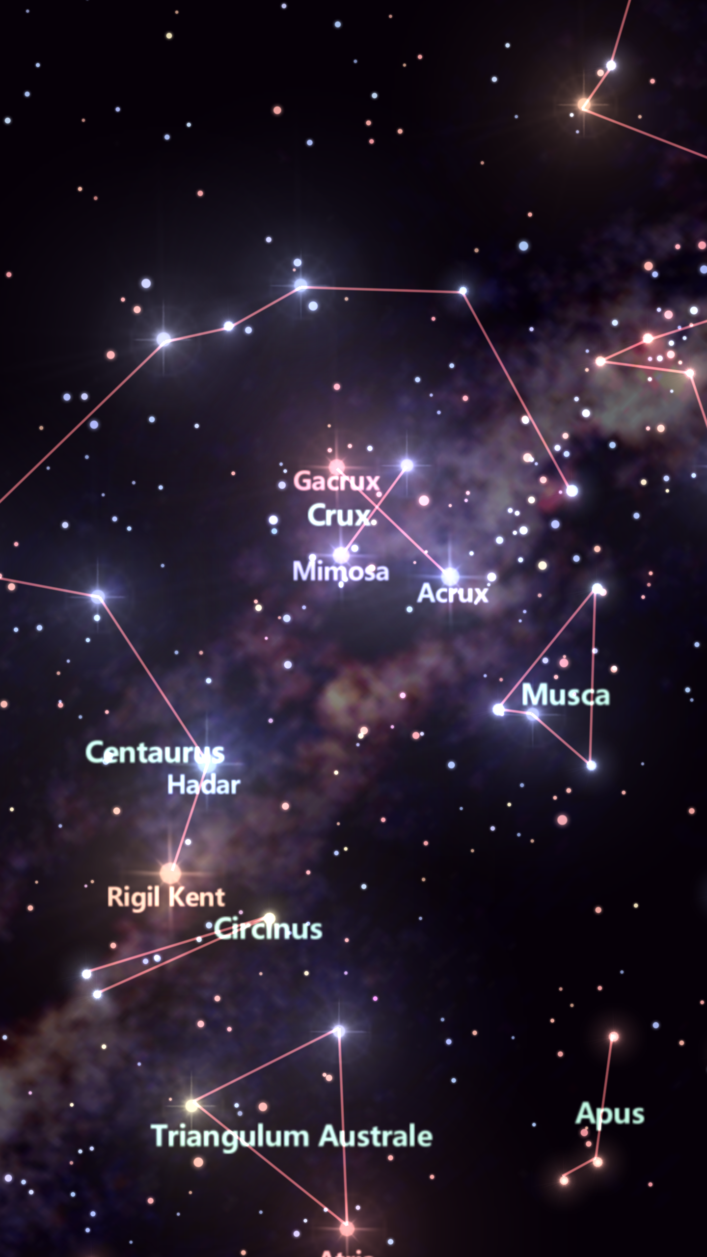 اسکرین شات 3 برنامه Star Tracker - Mobile Sky Map