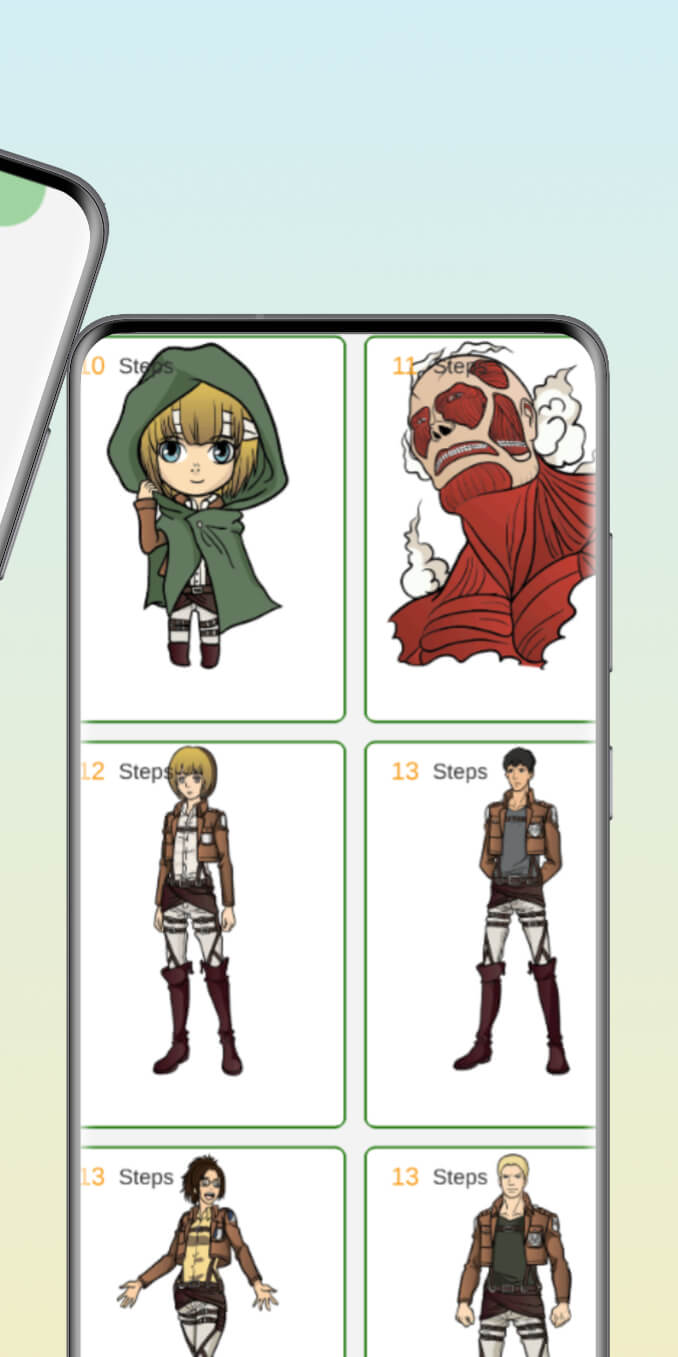 اسکرین شات 2 بازی How to draw aot