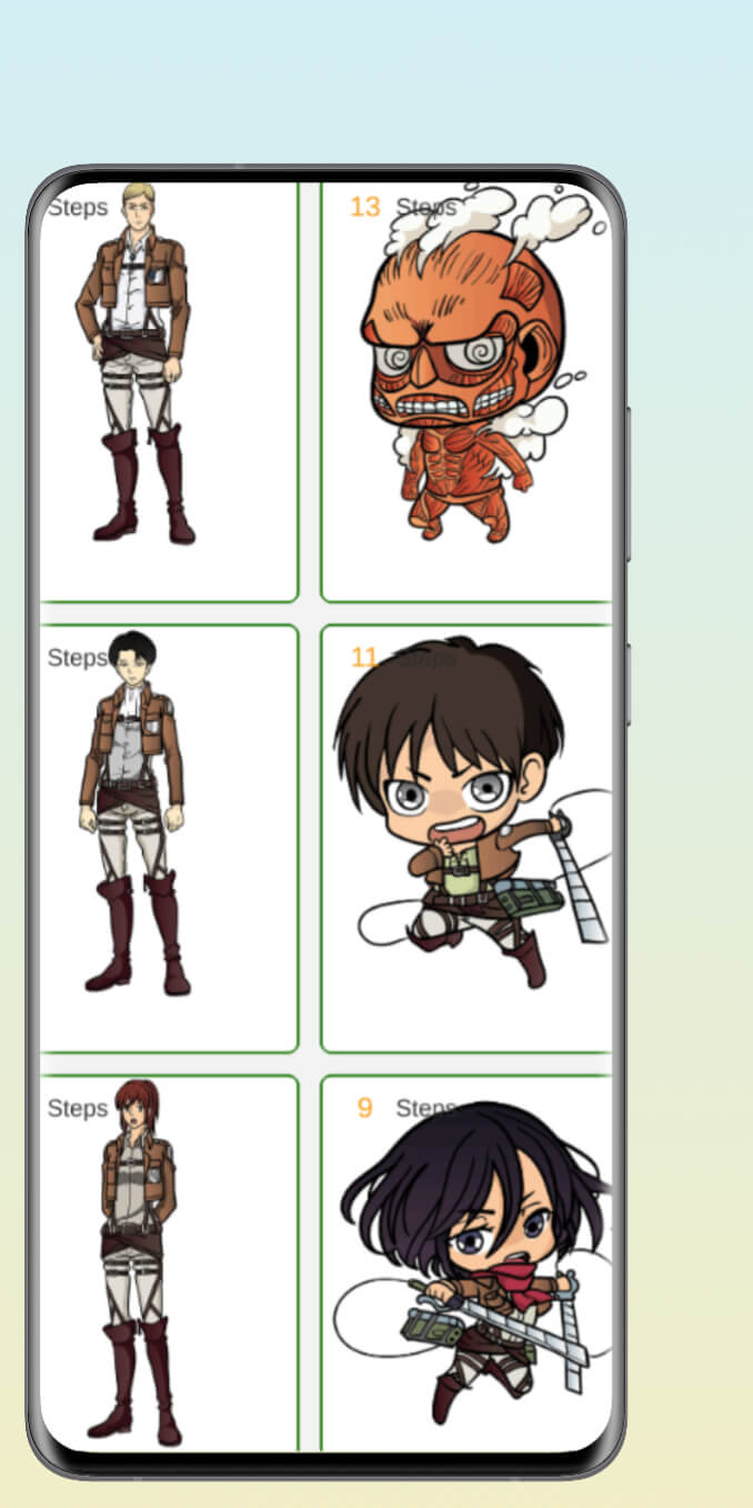 اسکرین شات 4 بازی How to draw aot