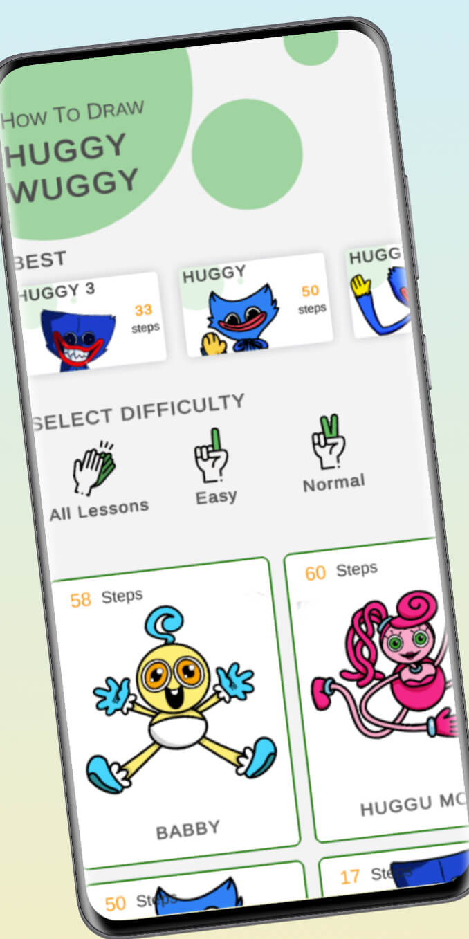 اسکرین شات 1 بازی How to draw Hugua