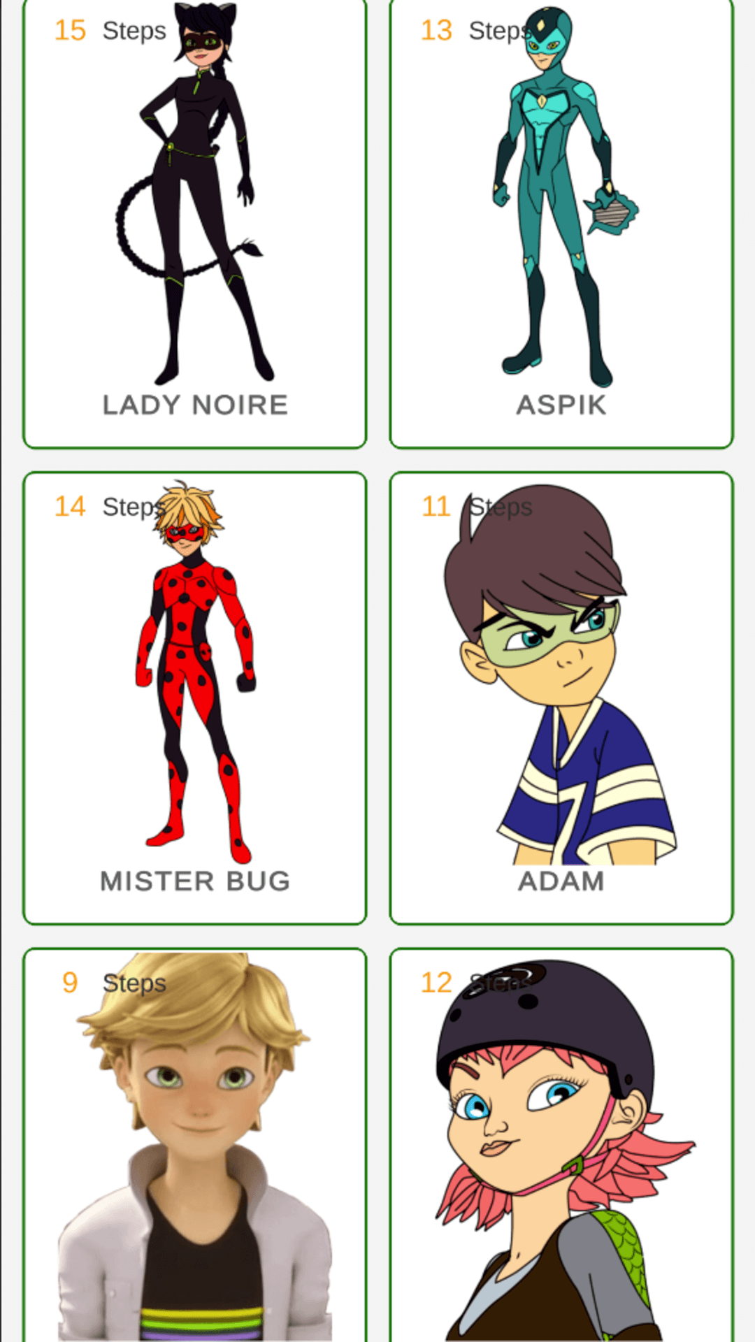 اسکرین شات 2 بازی How to draw Lady