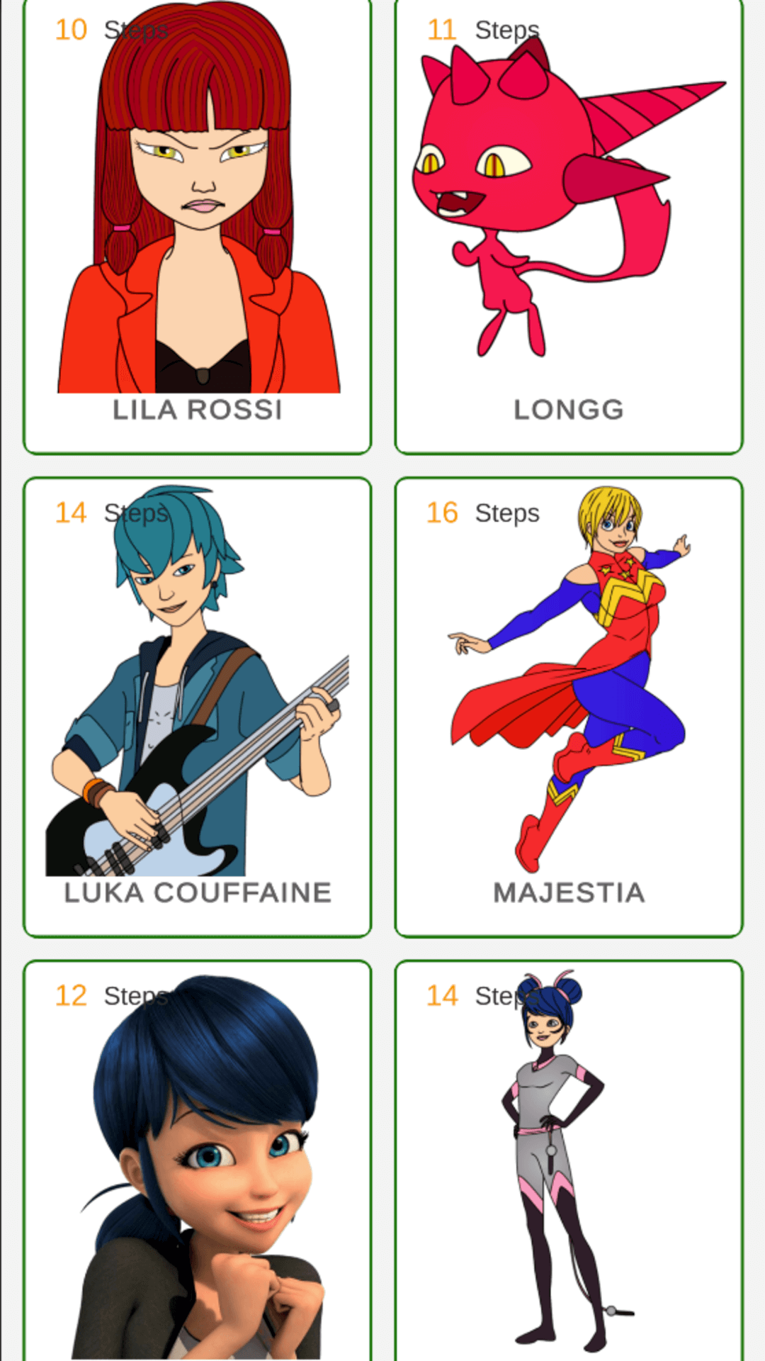 اسکرین شات 7 بازی How to draw Lady