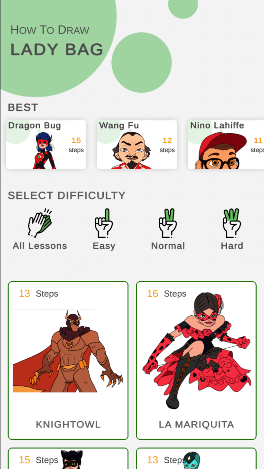 اسکرین شات 1 بازی How to draw Lady