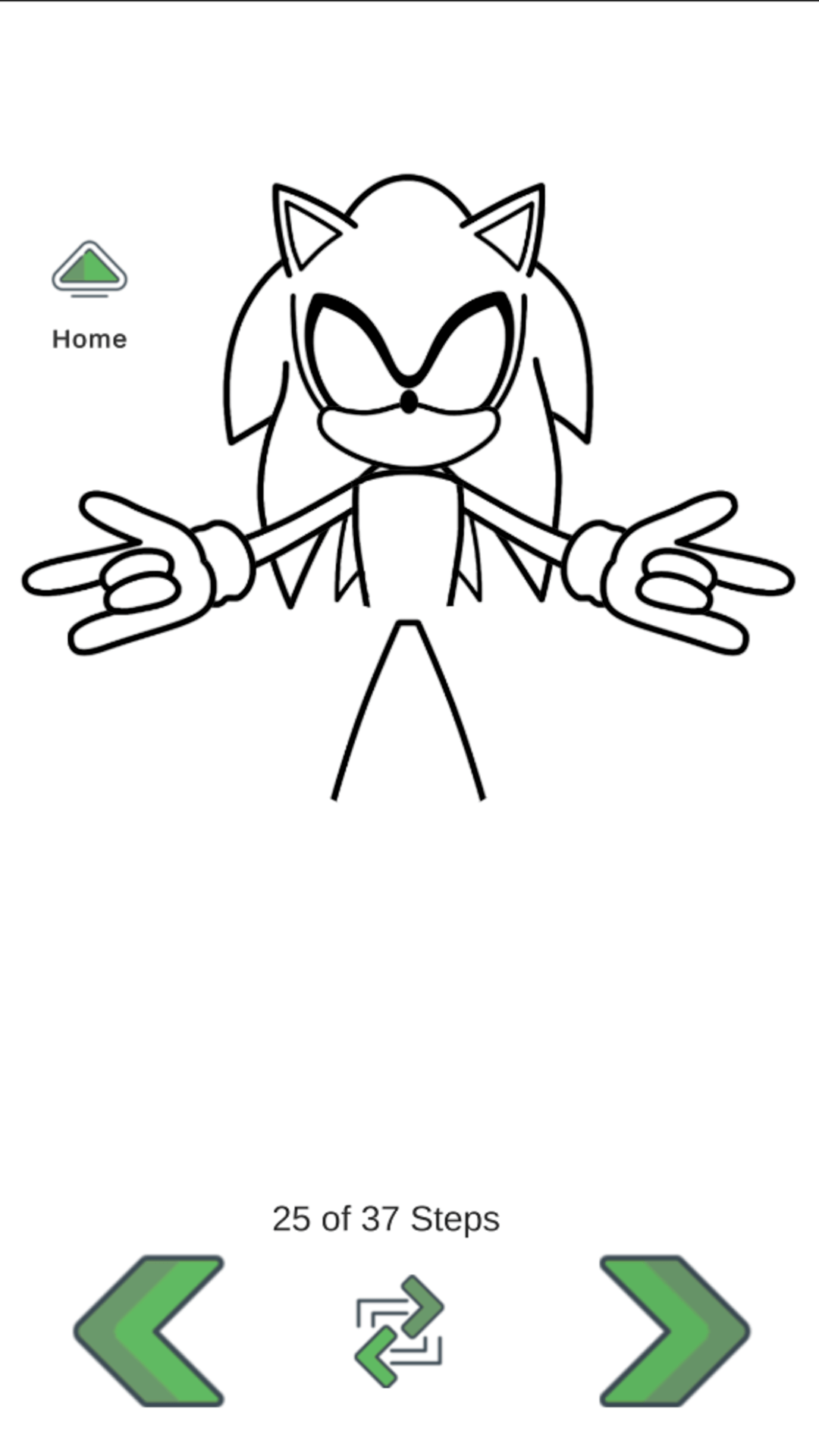 اسکرین شات 6 بازی How to draw sonik characters