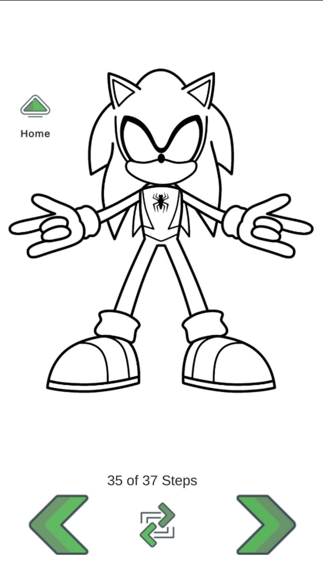 اسکرین شات 8 بازی How to draw sonik characters