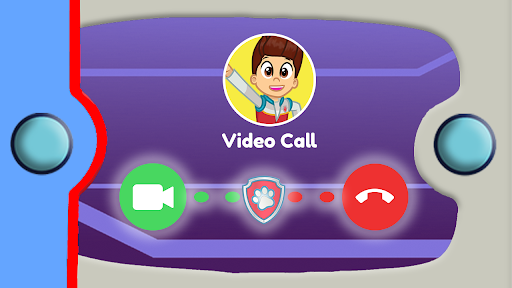اسکرین شات 1 بازی PAW Ryder Phone: Fake Video Call The Pups