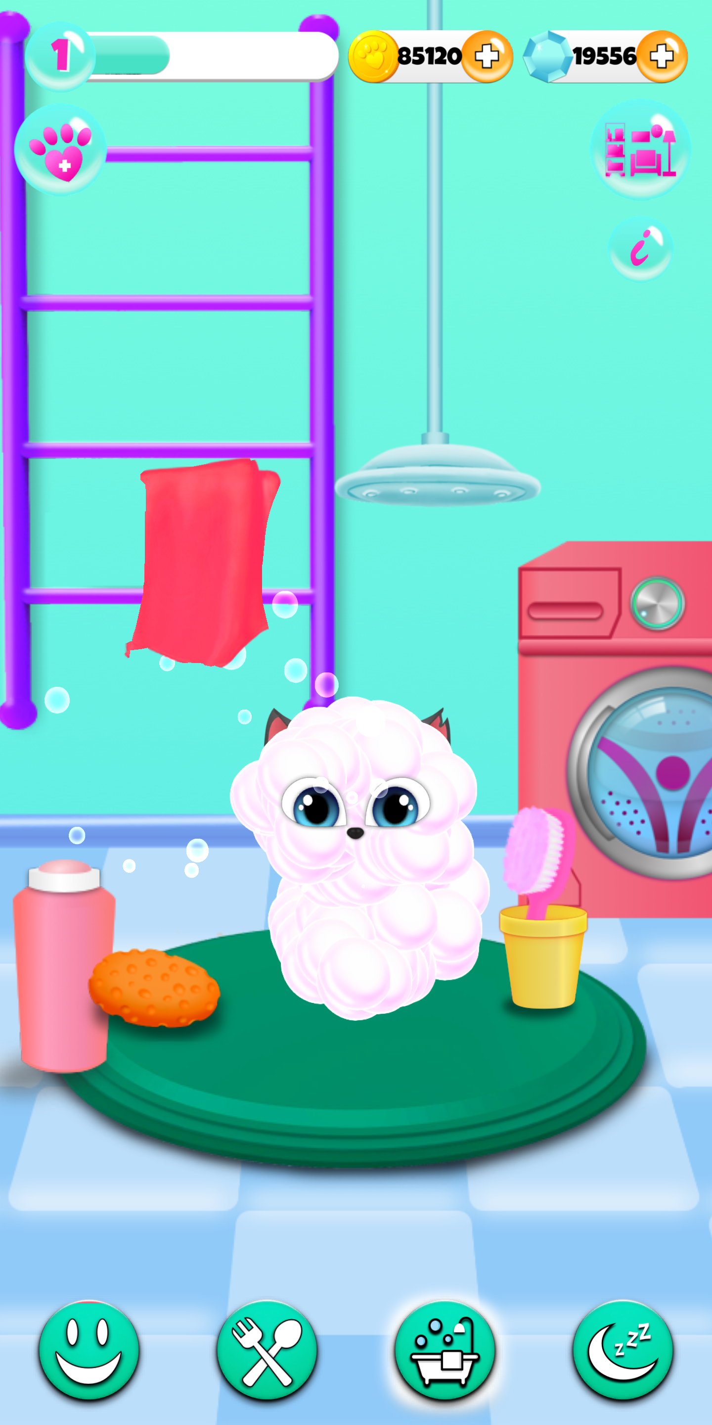 اسکرین شات 3 بازی PawPaw Cat 2 | My Talking Cat