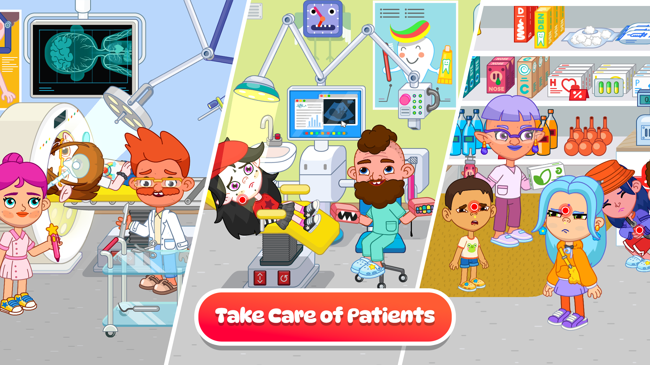 اسکرین شات 1 بازی Pepi Hospital: Learn & Care