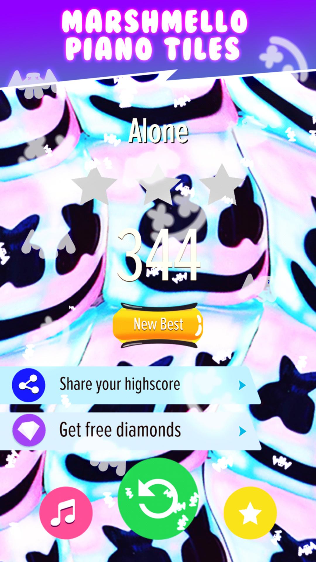 اسکرین شات 4 بازی Marshmello Music: Piano Tiles