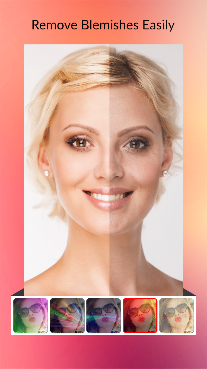 اسکرین شات 1 برنامه Blemishes Remover You Makeup
