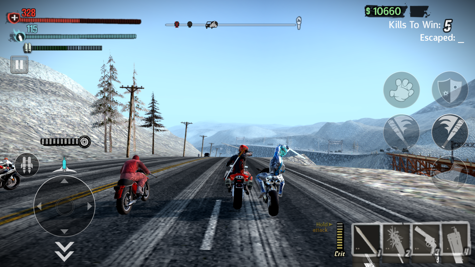 اسکرین شات 1 بازی Road Redemption Mobile