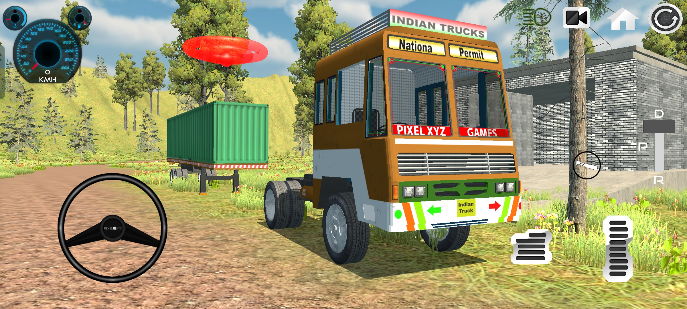 اسکرین شات 4 بازی Offroad Indian Truck Simulator