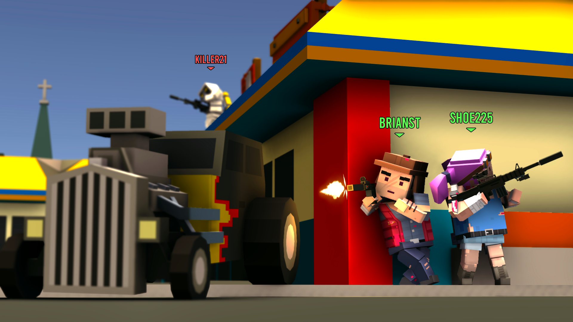 اسکرین شات 4 بازی Craft Theft War: Shooter Game
