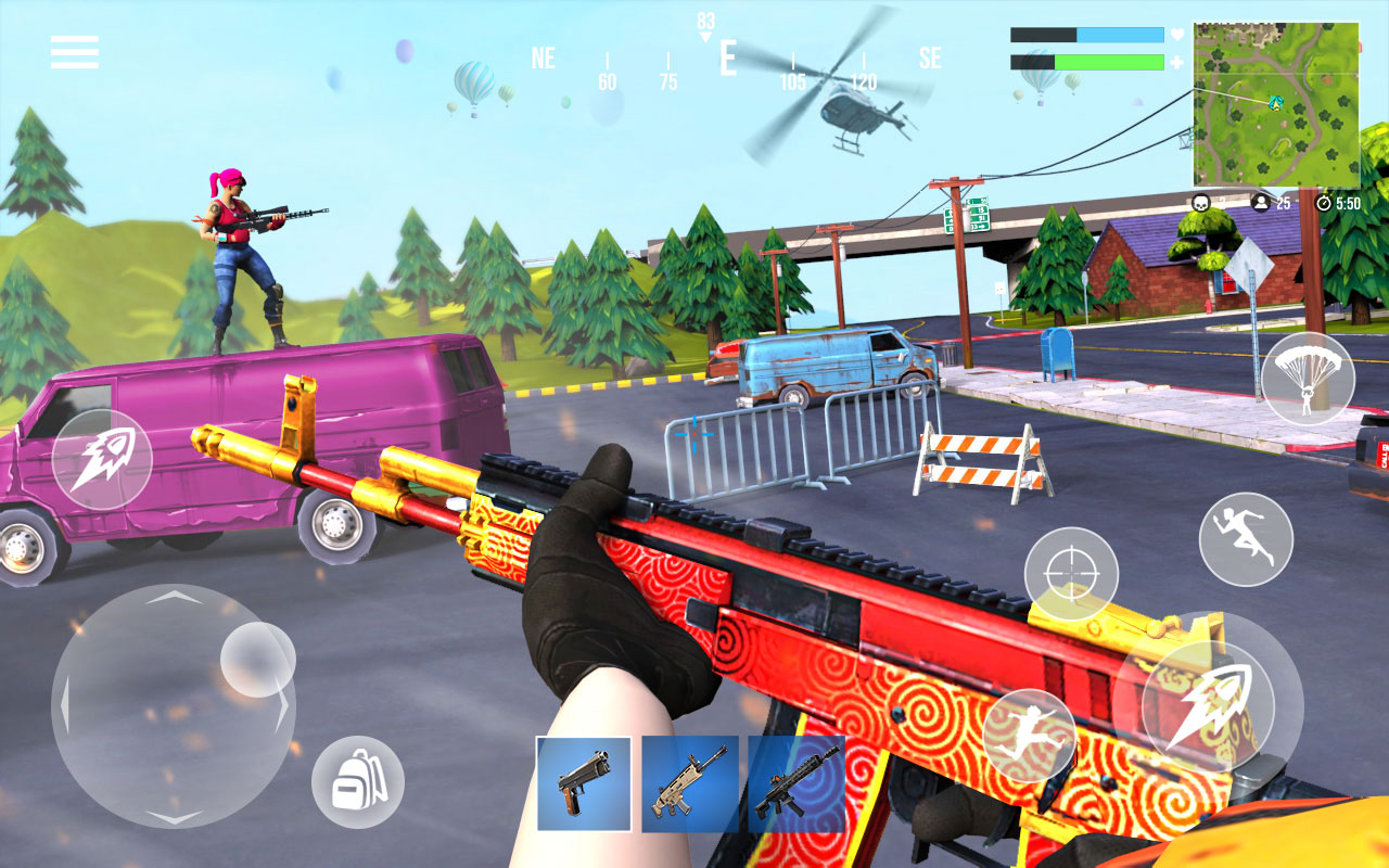 اسکرین شات 1 بازی Squad Fire Battleground Strike