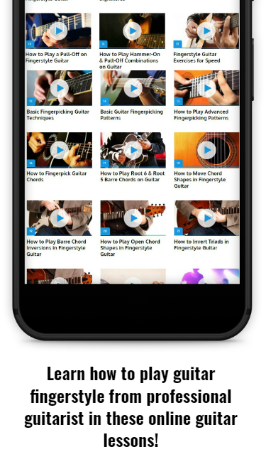 اسکرین شات 2 برنامه Fingerstyle Guitar Guide