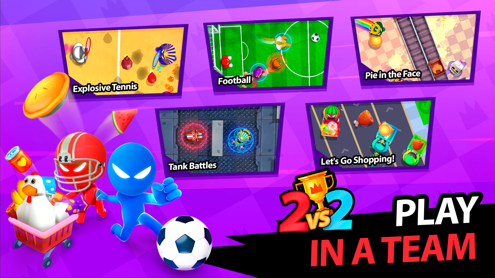 اسکرین شات 7 بازی Stickman Party 234 MiniGames