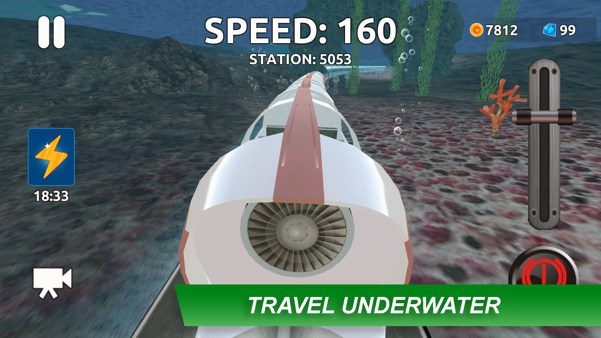اسکرین شات 4 بازی Hyperloop: train simulator