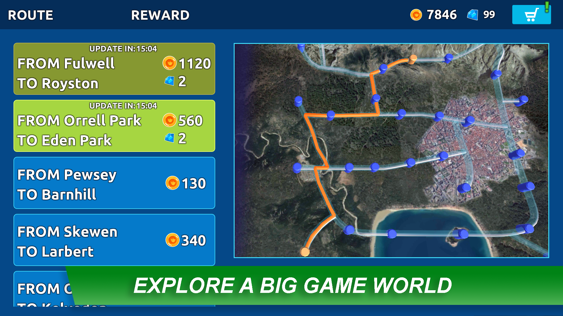 اسکرین شات 3 بازی Hyperloop: train simulator