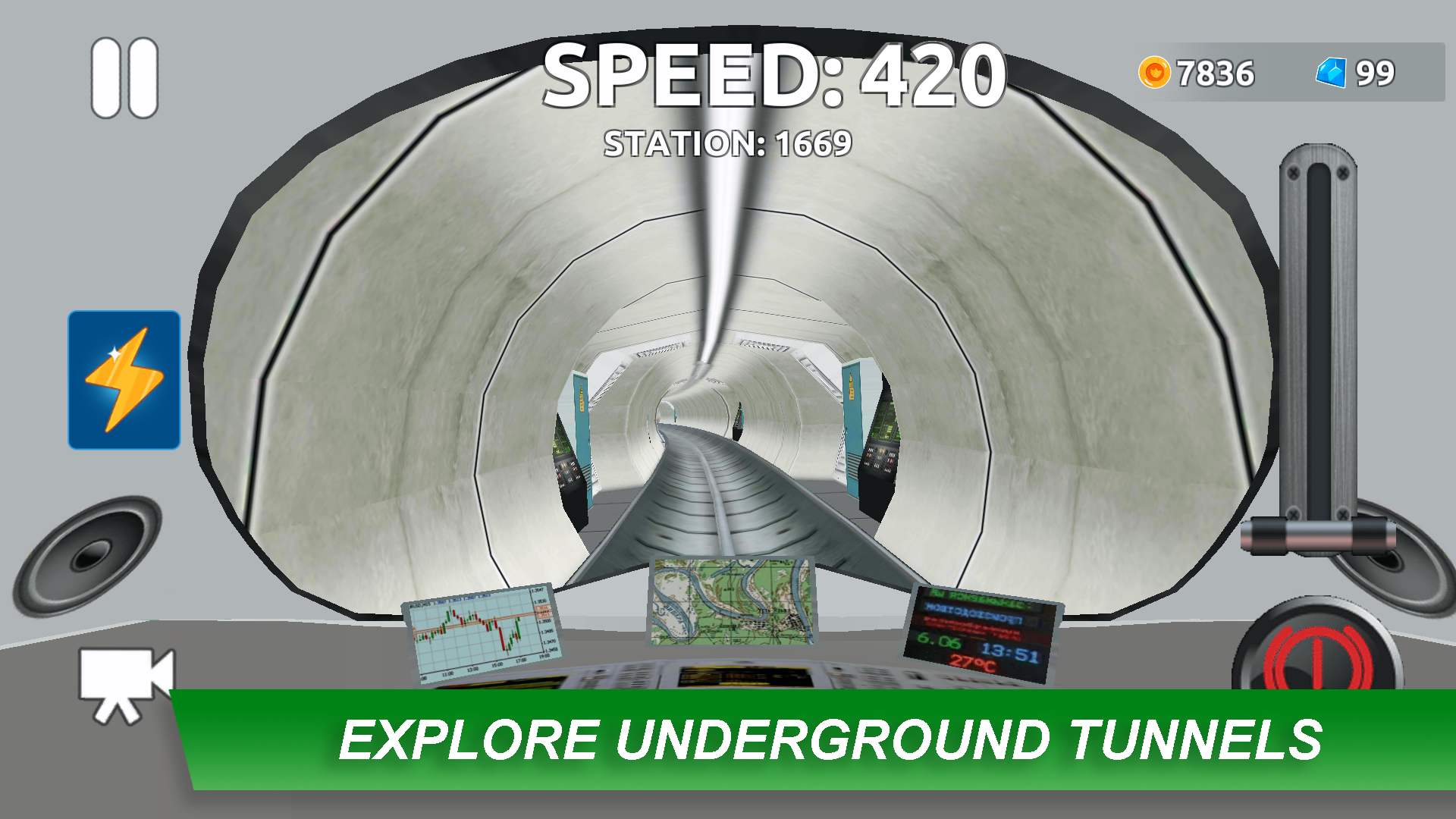 اسکرین شات 2 بازی Hyperloop: train simulator