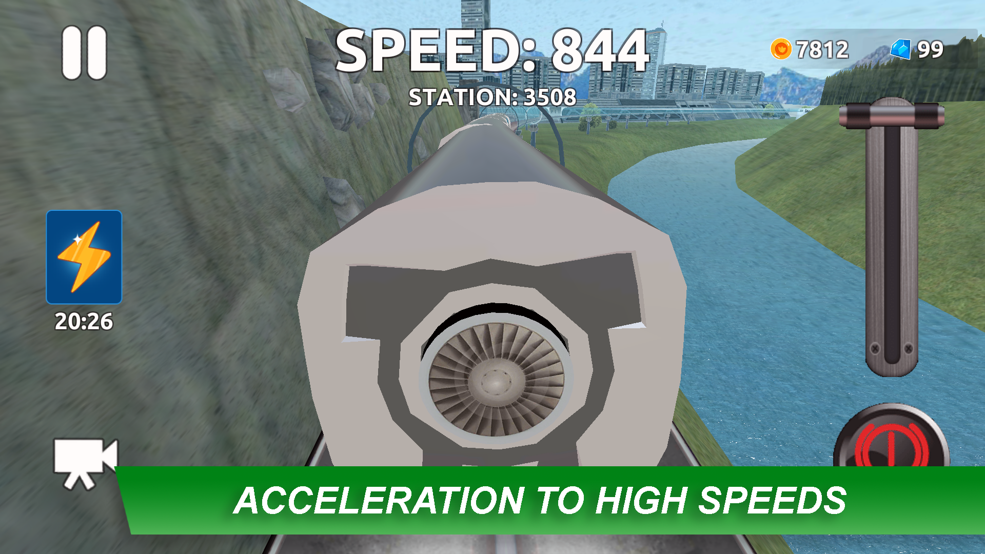 اسکرین شات 5 بازی Hyperloop: train simulator