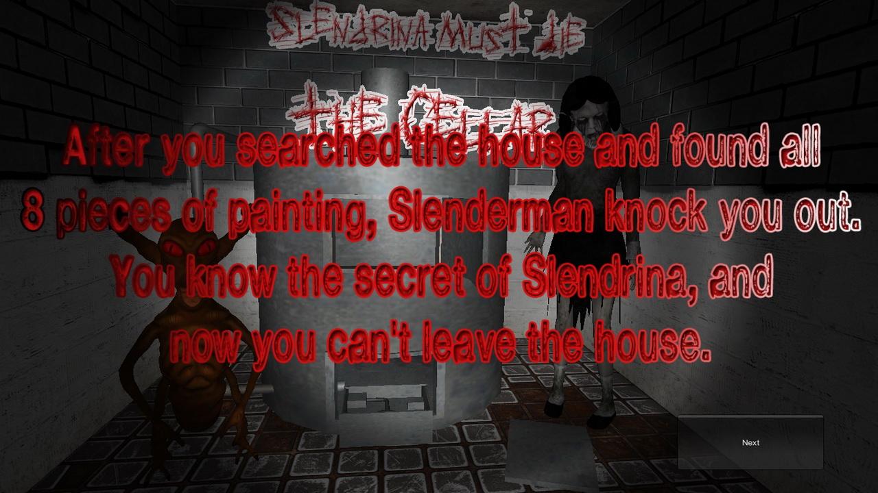 اسکرین شات 2 بازی Slendergirl Must Die: Cellar