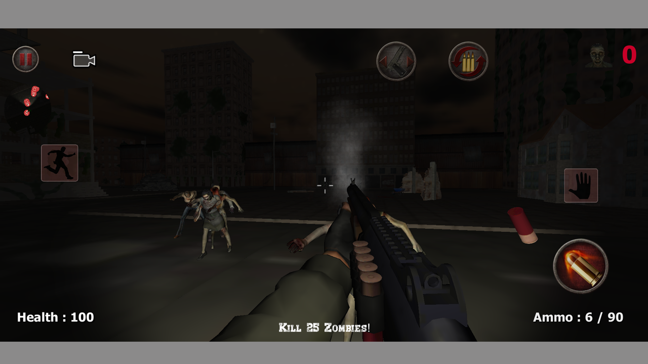 اسکرین شات 6 بازی Urban Counter Zombie Warfare