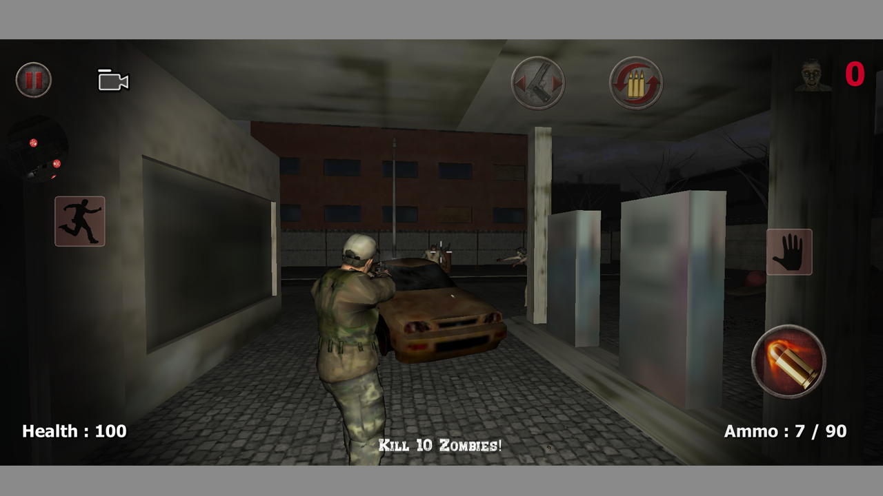اسکرین شات 2 بازی Urban Counter Zombie Warfare