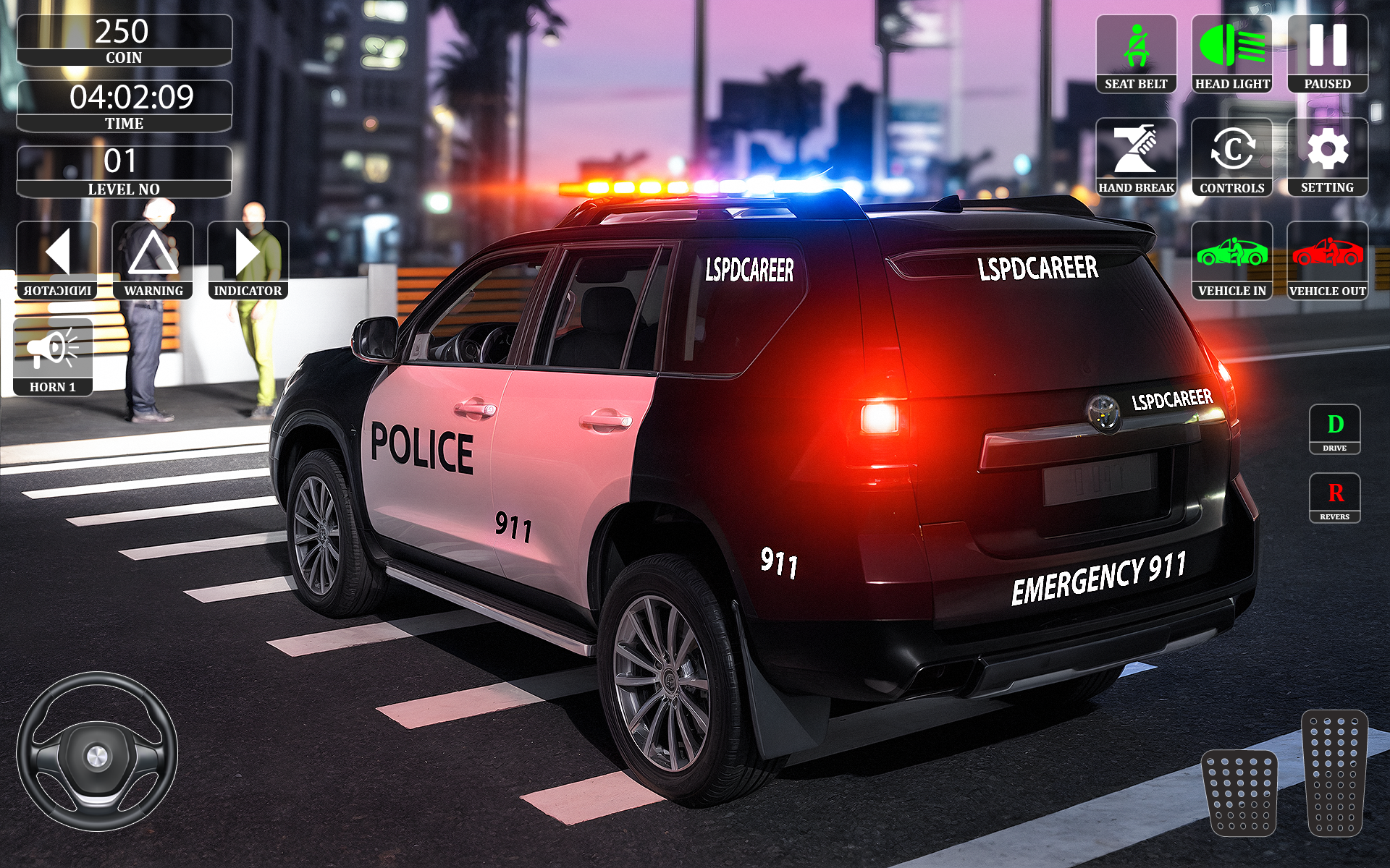 اسکرین شات 2 بازی US Police Car Chase Game 3d