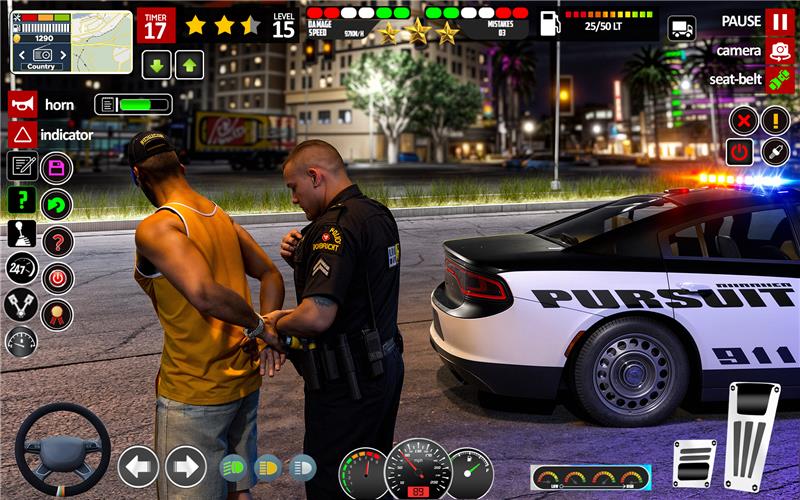 اسکرین شات 6 بازی Police Car Chase Cop Games 3d