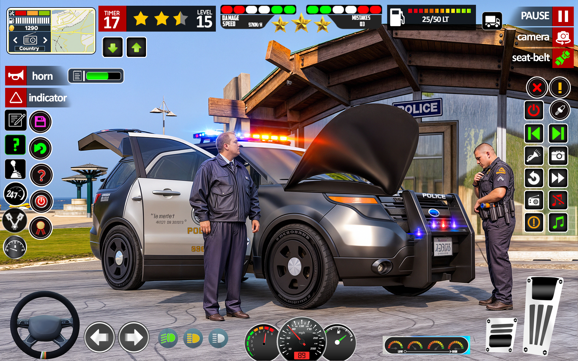 اسکرین شات 3 بازی Police Car Chase Cop Games 3d