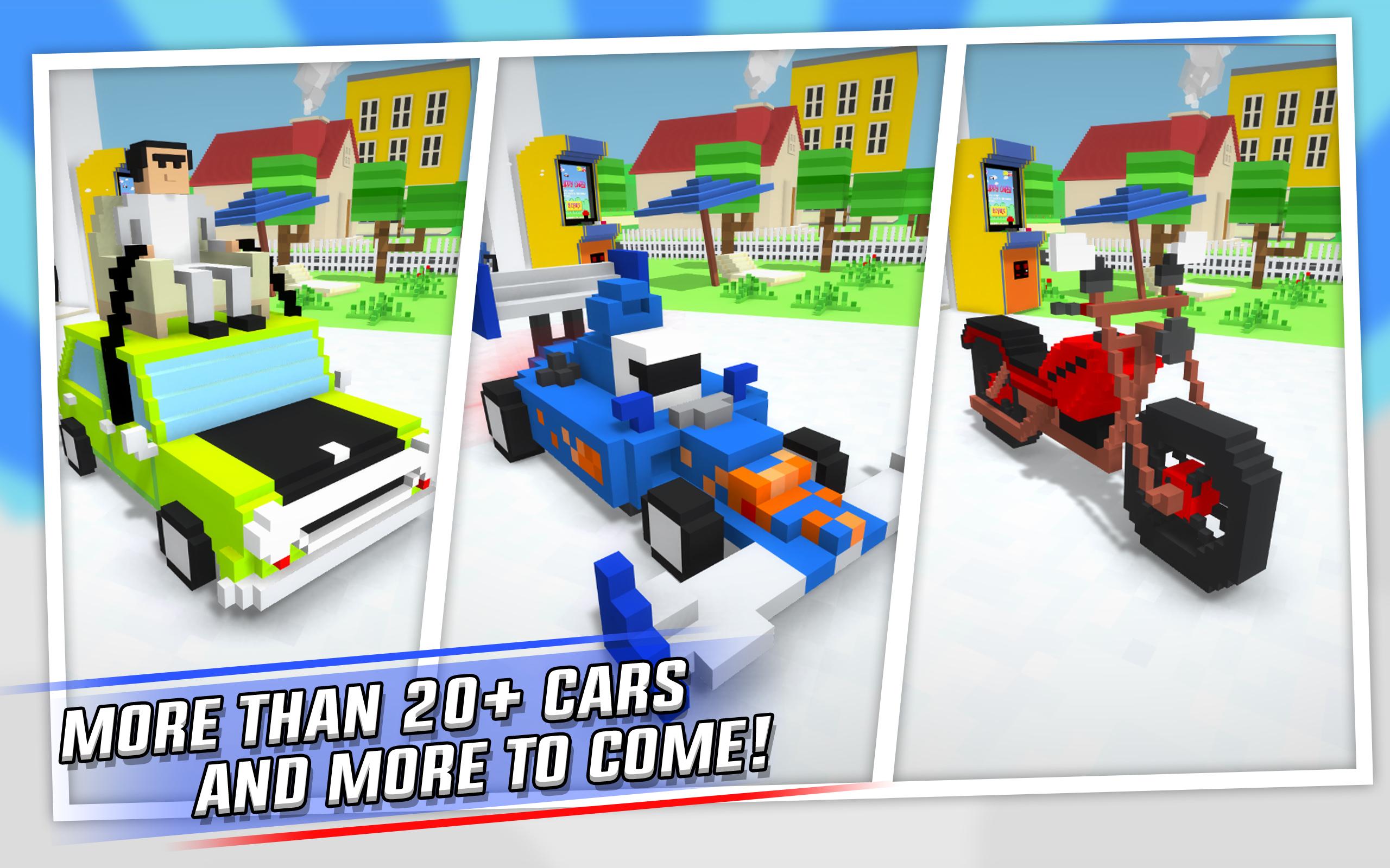 اسکرین شات 4 بازی Crossy Brakes: Blocky Road Fun