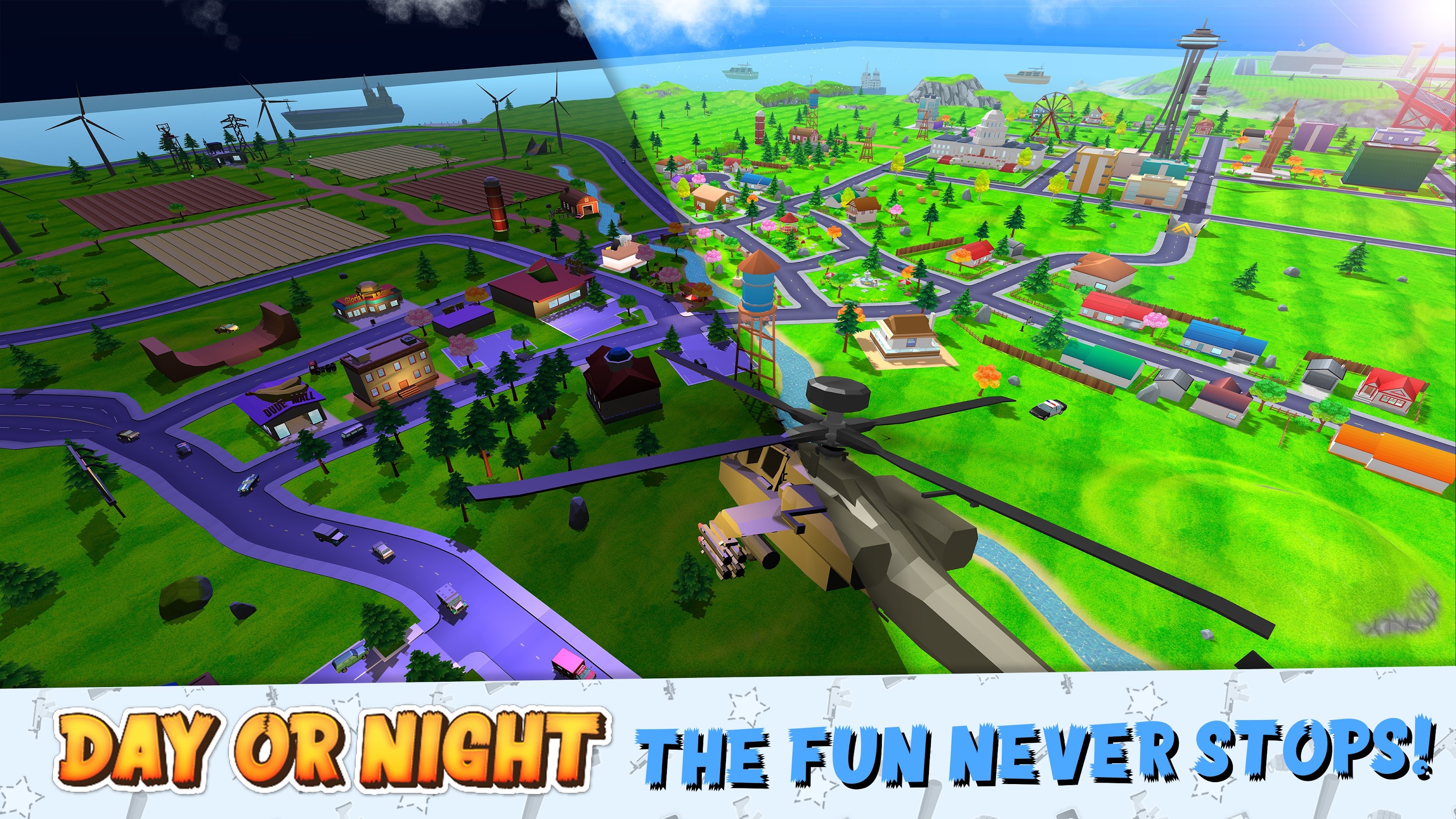 اسکرین شات 8 بازی Dude Theft Wars FPS Open world