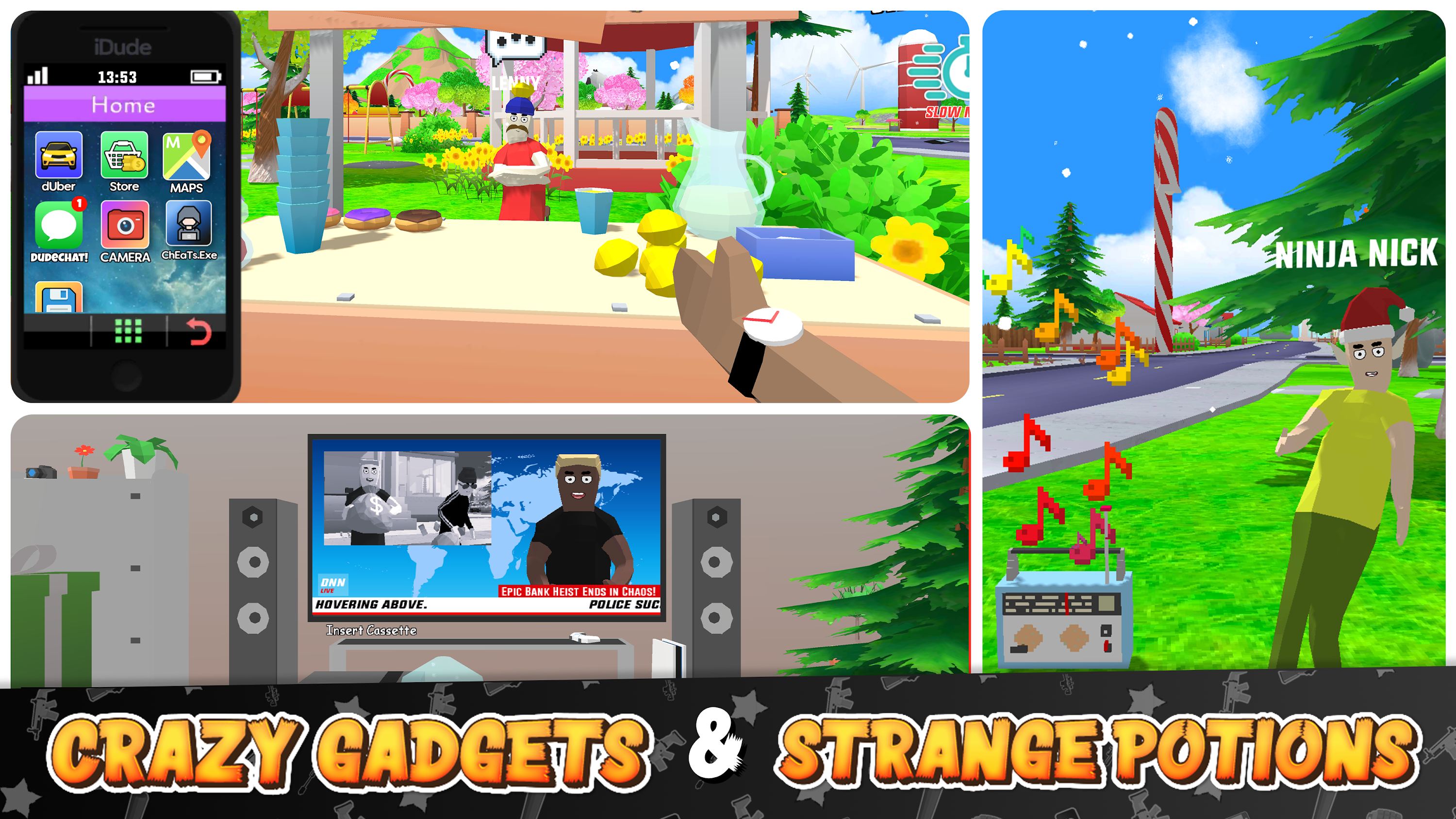 اسکرین شات 6 بازی Dude Theft Wars FPS Open world