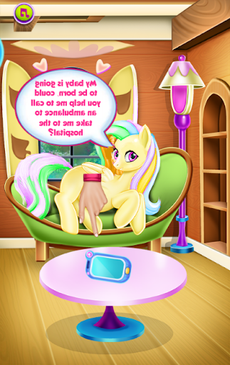 اسکرین شات 7 بازی Pregnant unicorn  Pony - game pregnant mommy