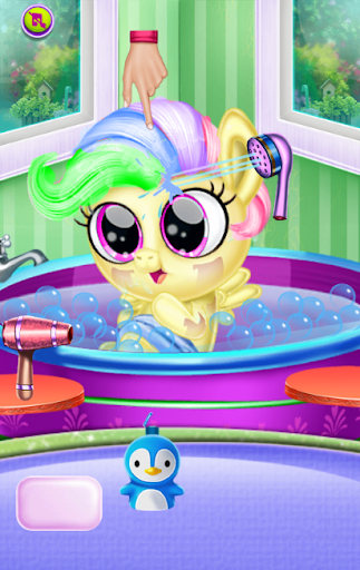 اسکرین شات 5 بازی Pregnant unicorn  Pony - game pregnant mommy