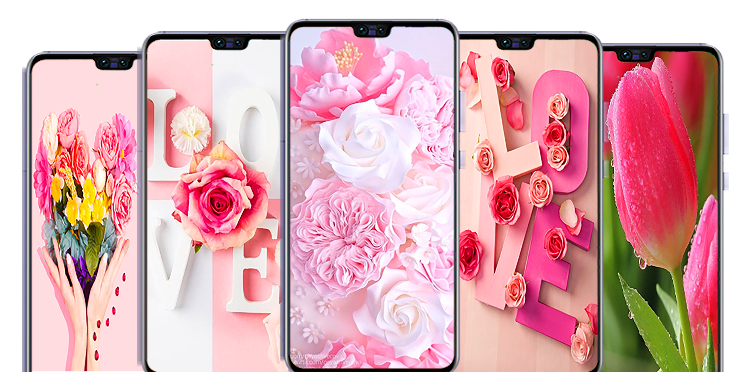 اسکرین شات 5 برنامه Flower Wallpaper 4K background