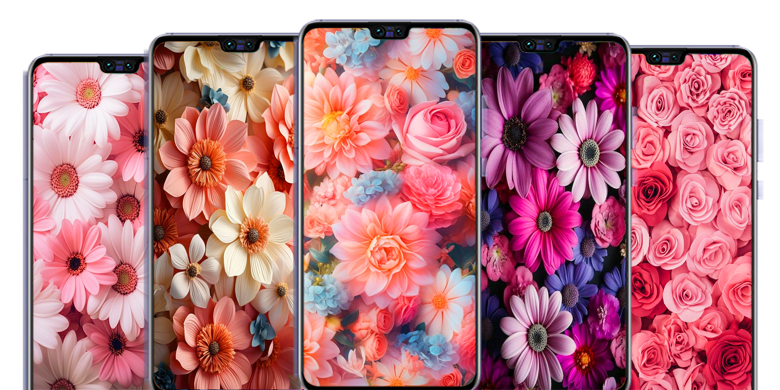 اسکرین شات 3 برنامه Flower Wallpaper 4K background