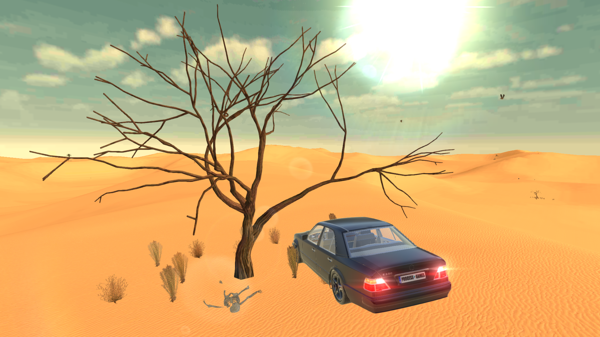 اسکرین شات 8 بازی Benz E500 W124 Drift Simulator