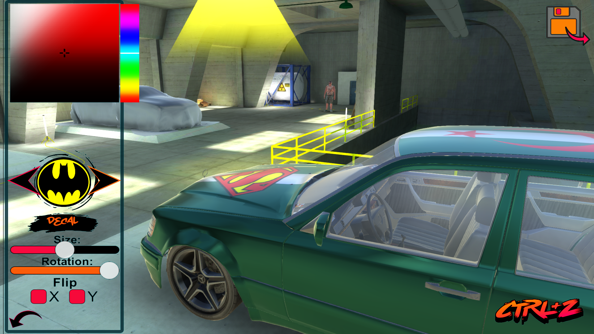 اسکرین شات 2 بازی Benz E500 W124 Drift Simulator
