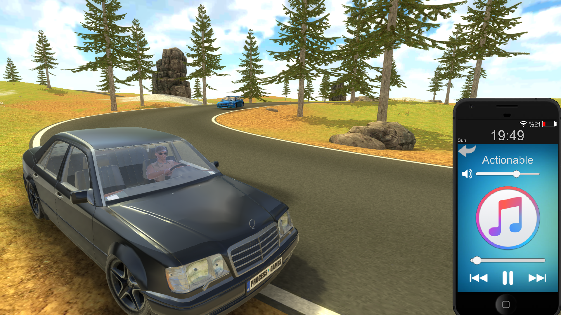 اسکرین شات 5 بازی Benz E500 W124 Drift Simulator