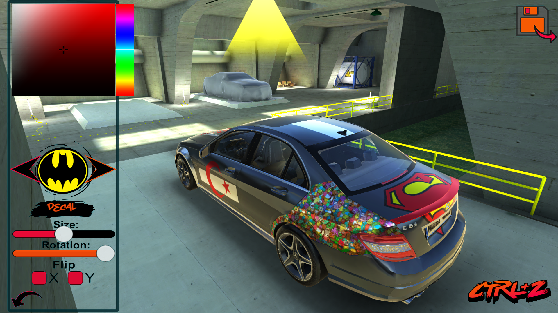 اسکرین شات 3 بازی C63 AMG Drift Simulator