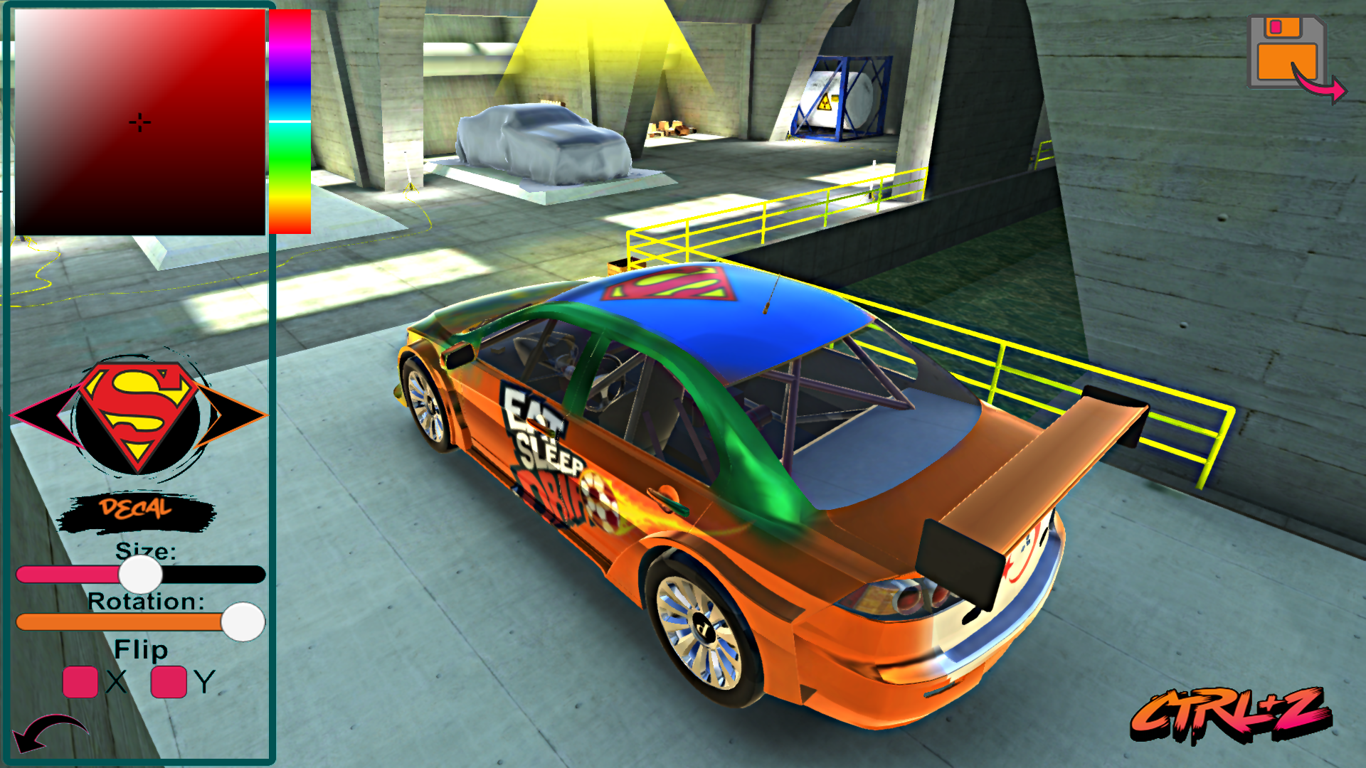 اسکرین شات 3 بازی Lancer Evo Drift Simulator